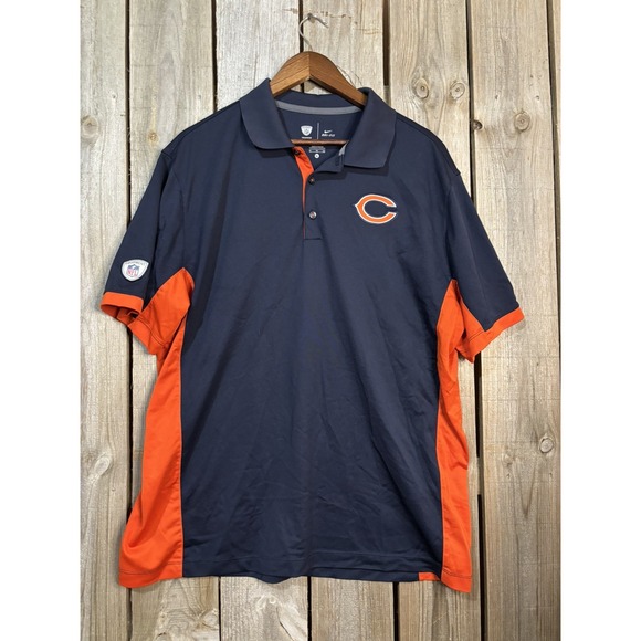 Nike NFL Chicago Bears Dri-FIT Polo 🏈 Men's XL - Picture 1 of 5